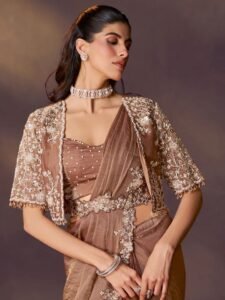 jacket with saree